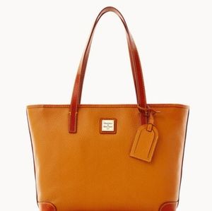 NWT Dooney & Bourke Pebble Grain Charleston Weekday Bag in Caramel